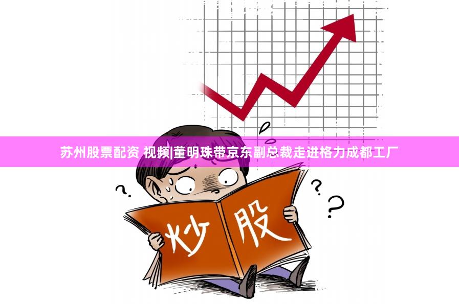 苏州股票配资 视频|董明珠带京东副总裁走进格力成都工厂