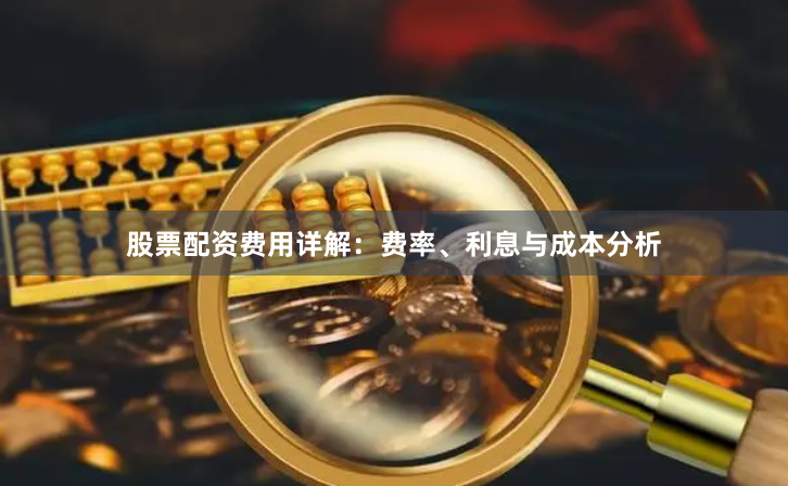 股票配资费用详解：费率、利息与成本分析